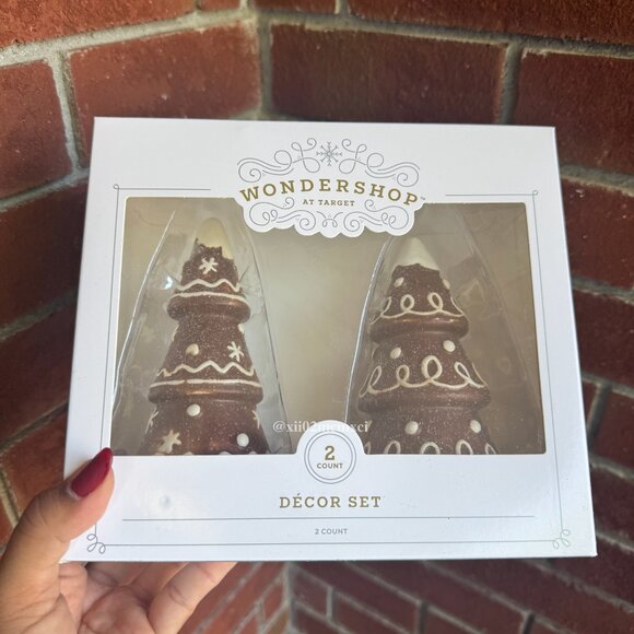 TARGET WONDERSHOP CHRISTMAS TREE DECOR 2PK - Picture 1 of 4